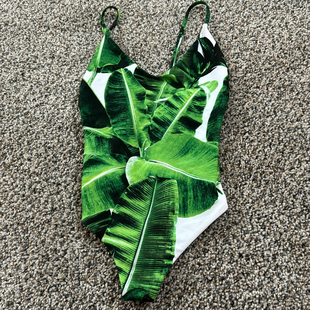 Palm Tree One Piece Swimsuit